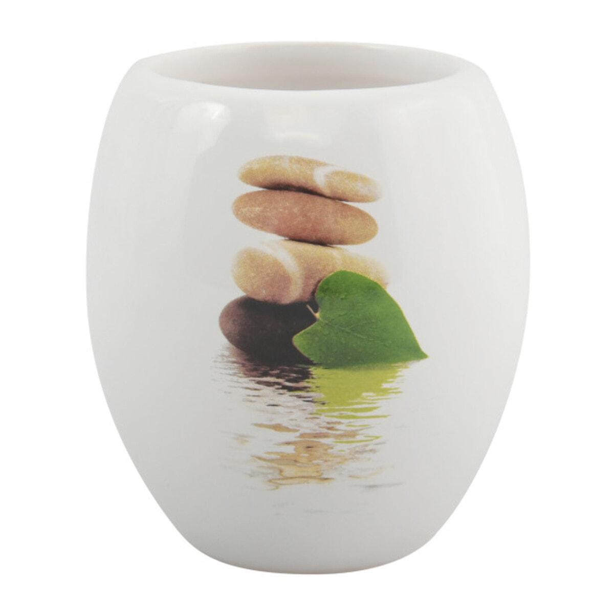 Ensemble 3 accessoires de salle de bain Céramique JAVA LINGGA Blanc MSV