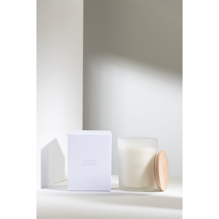 J-Line bougie parfumée Accords Essentiels - Fleur Blanche - blanc - 52H