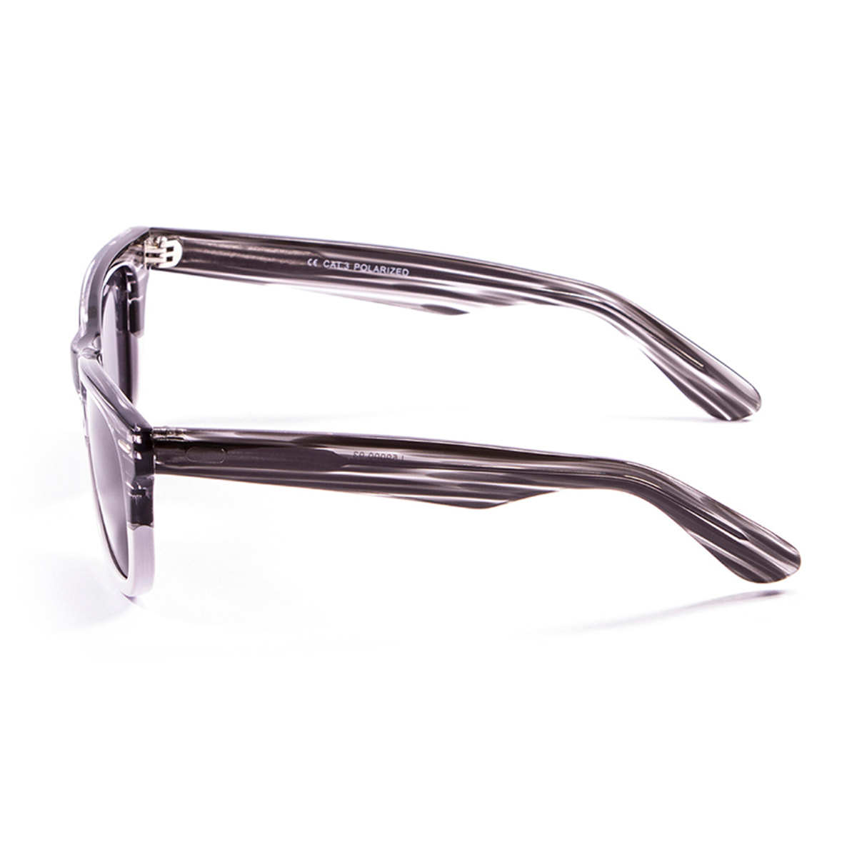 Gafas de sol LENOIR BIARRITZ - Demi negro con detalle blanco / Ahumada