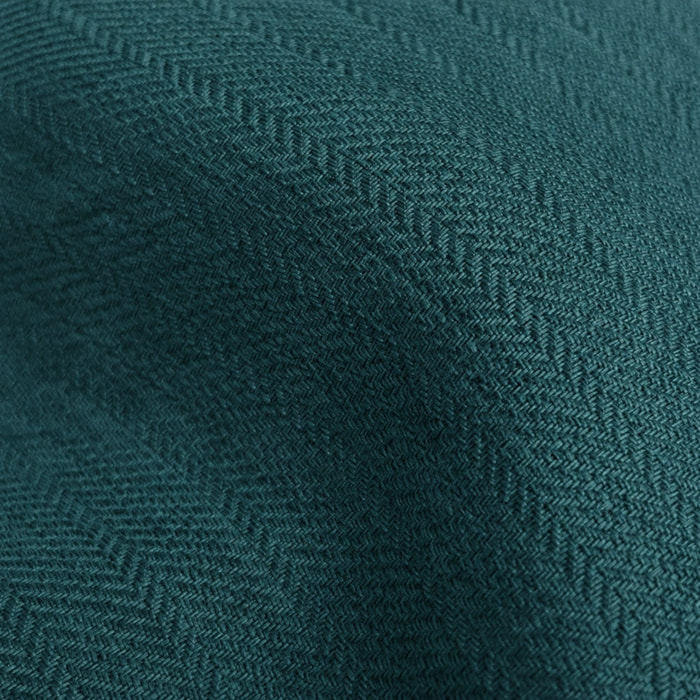 Rideau uni Jacqaurd à œillets - Vert emeraude