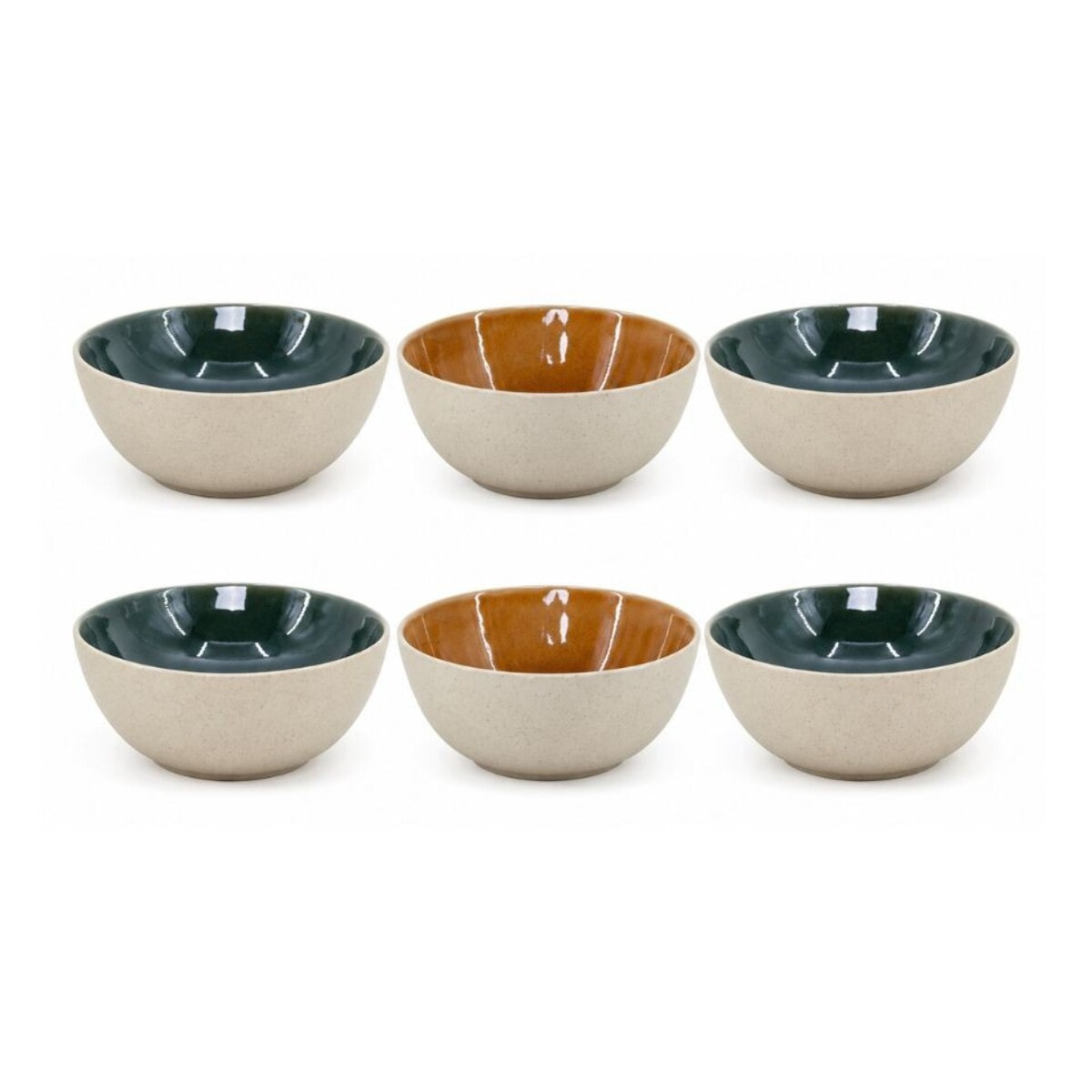 Lot de 6 bols médiums, CORALIA