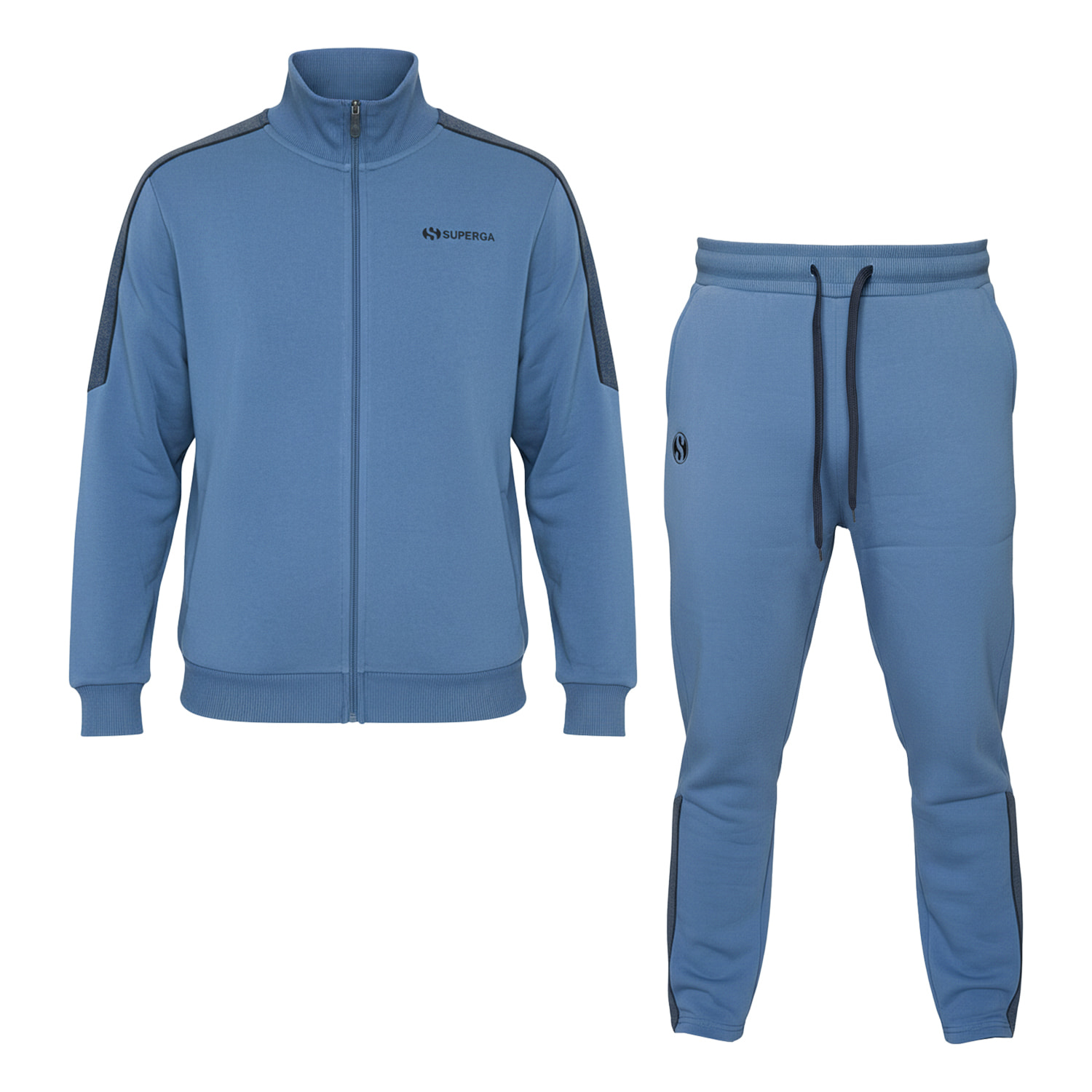 Tuta Uomo SUPERGA Cotone Felpato Full Zip