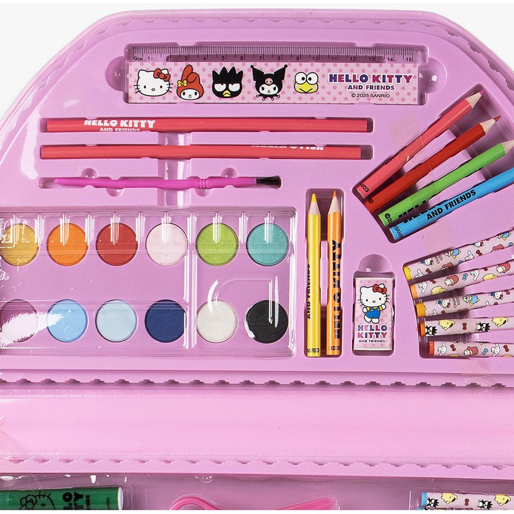 Set Papelería Coloreable 50 Piezas Hello Kitty