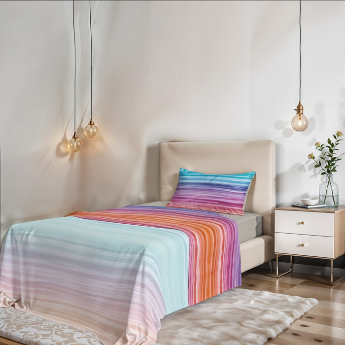 COMPLETO LETTO FANTASY SINGOLO - 100% MICROFIBRA
