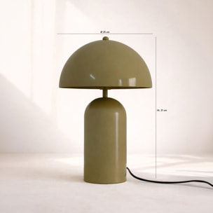 Lampe en métal verte CHLOE