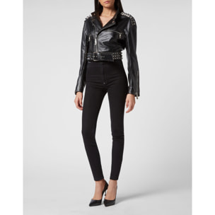PHILIPP PLEIN Leather Jacket