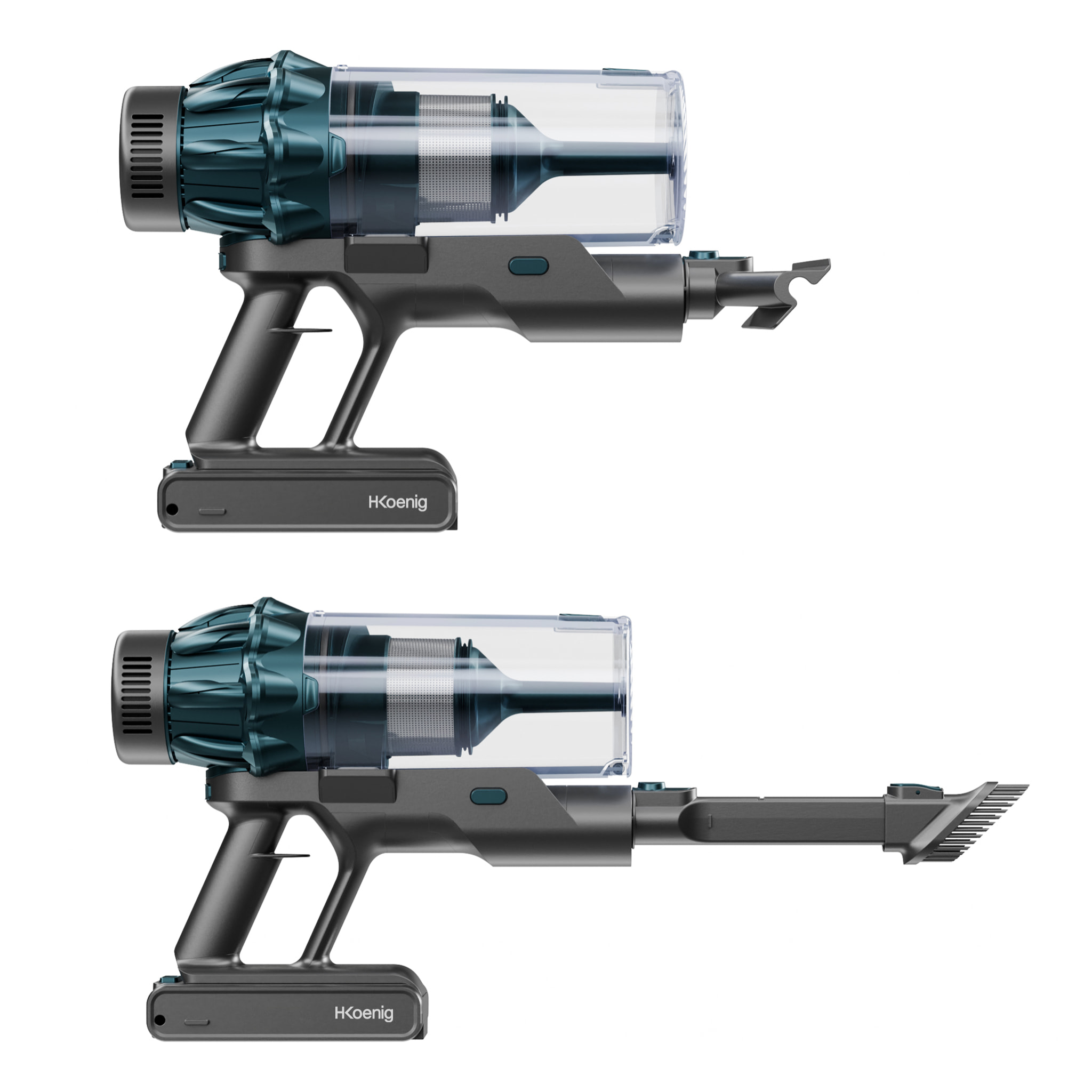 Aspirador 2 en 1 inalámbrico UPX32, Autonomía hasta 50 min, 3 velocidades, 400W, Ligero y compacto, 4 accesorios incluidos, Cepillo led, Azul