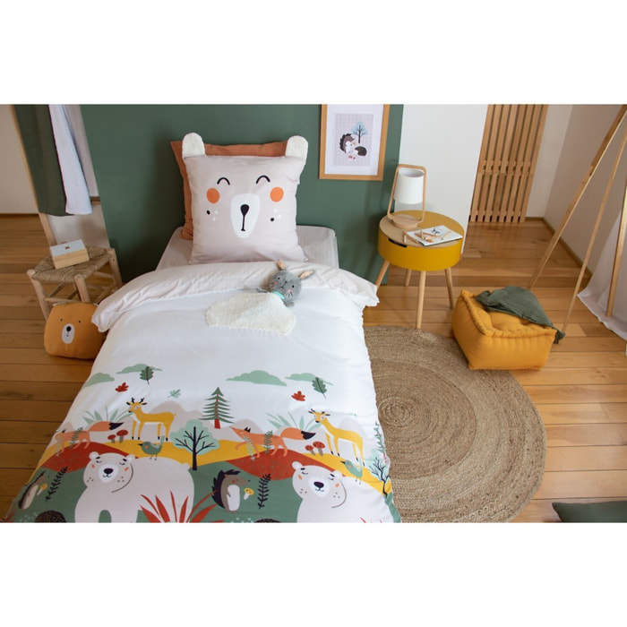 Parure de lit enfant 100% microfibre - Avy