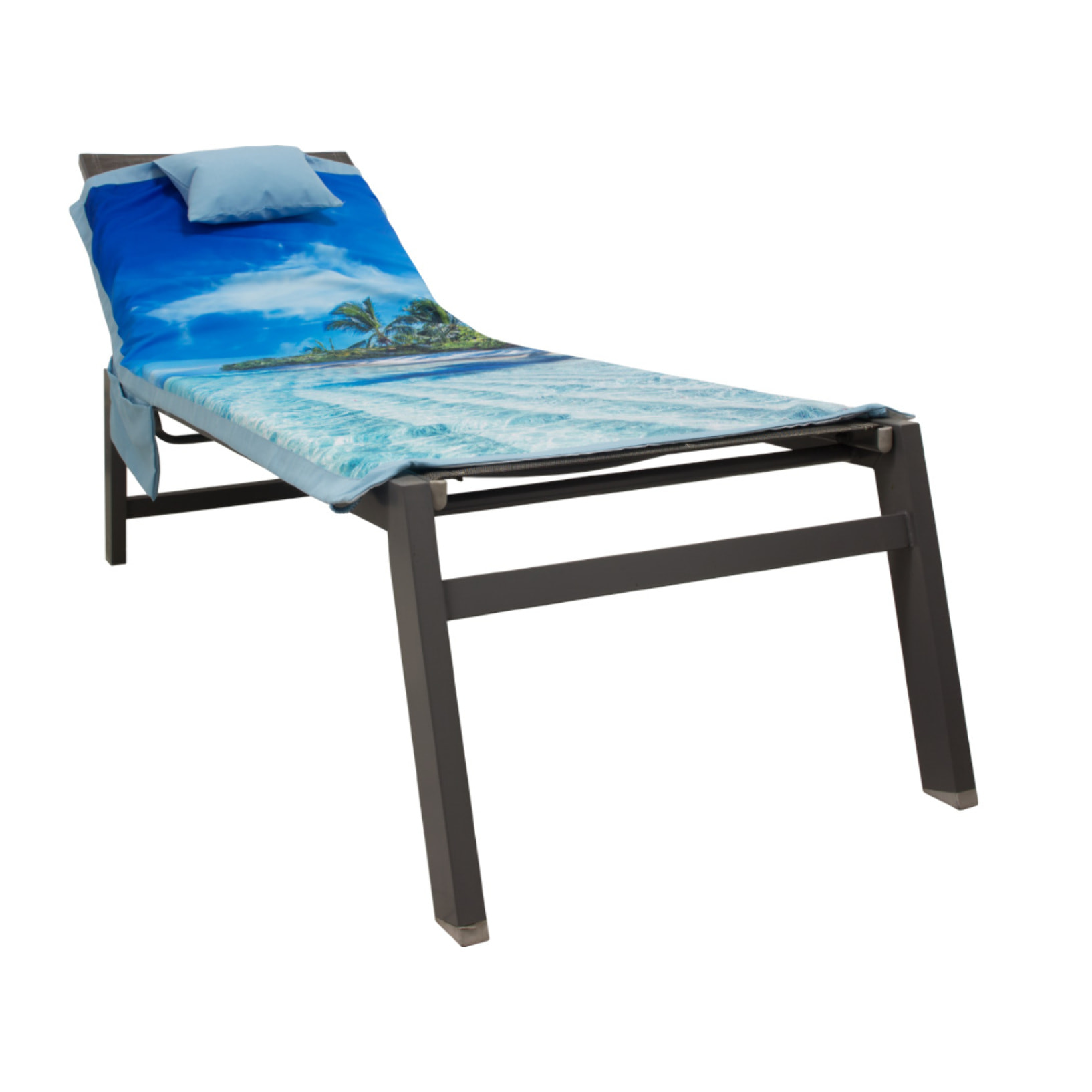 Telo Mare Lettino In Microfibra Disegno Trip