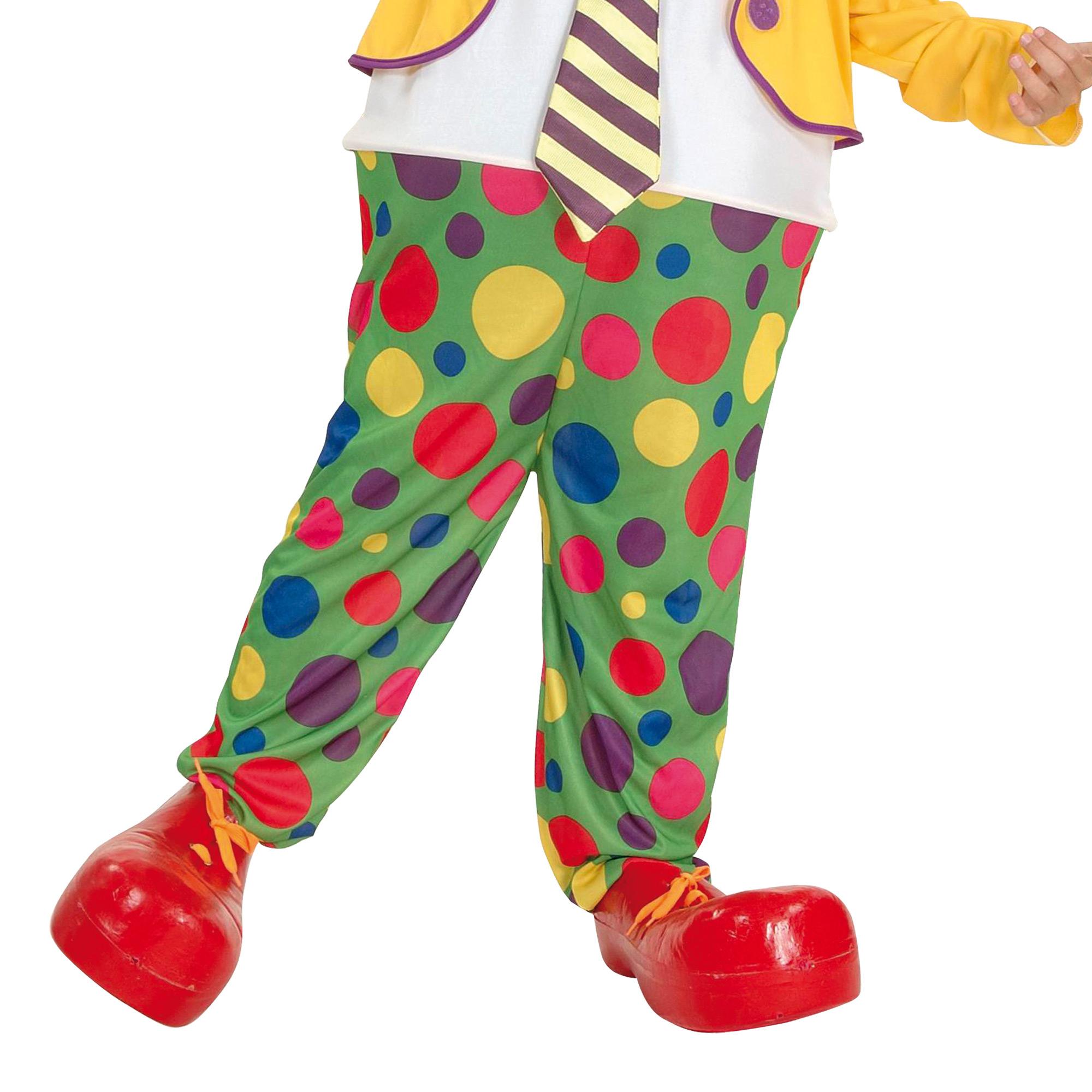 Vestito Travestimento Costume Carnevale Clown Multicolore Bambino