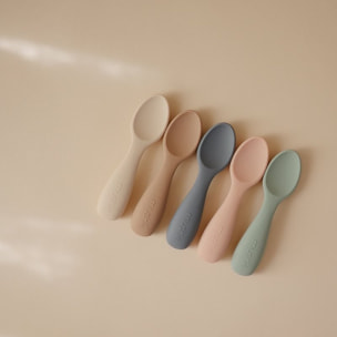 Mushie Pack Dos Cucharas Iniciación Solid