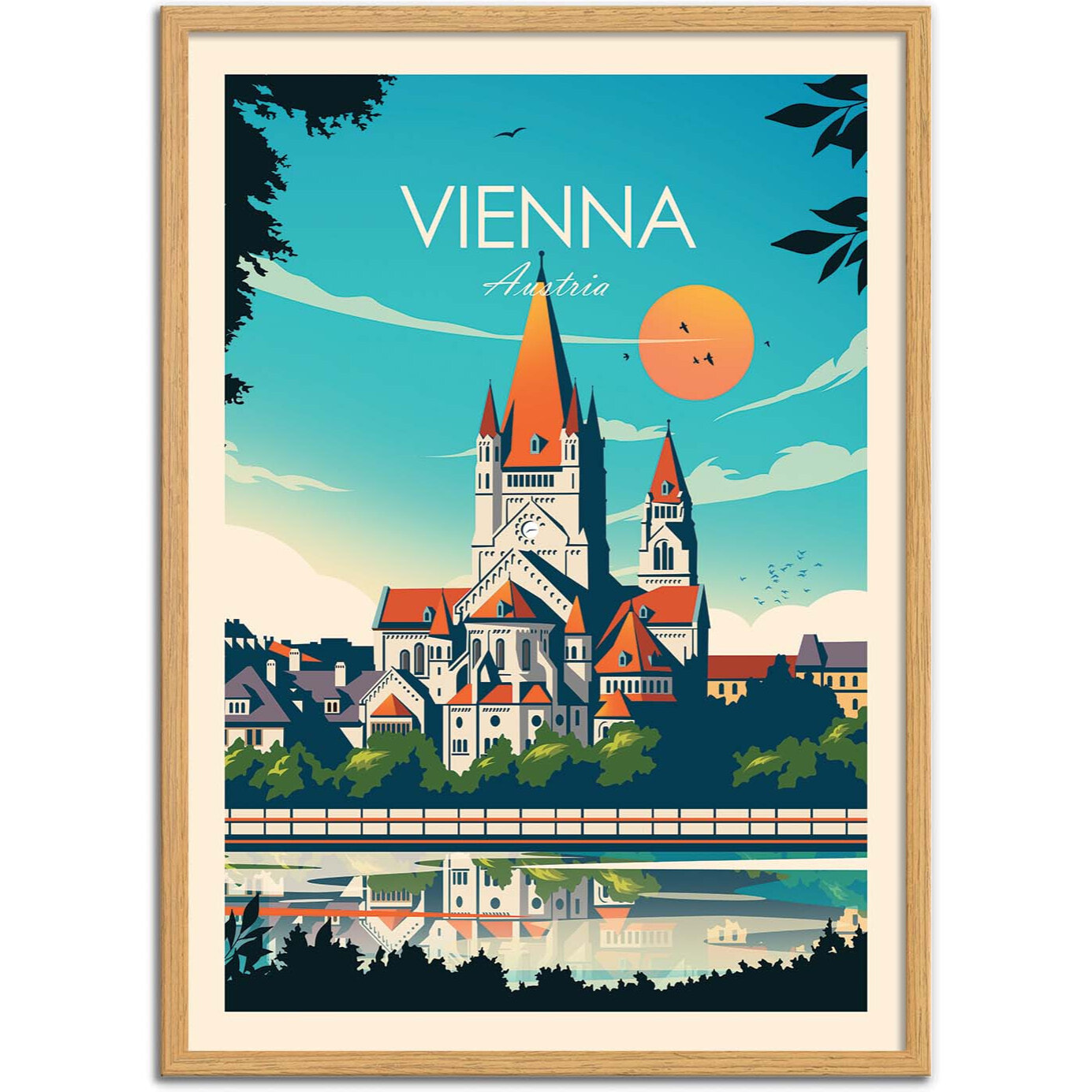 Affiche - Vienna Austria - Studio Inception