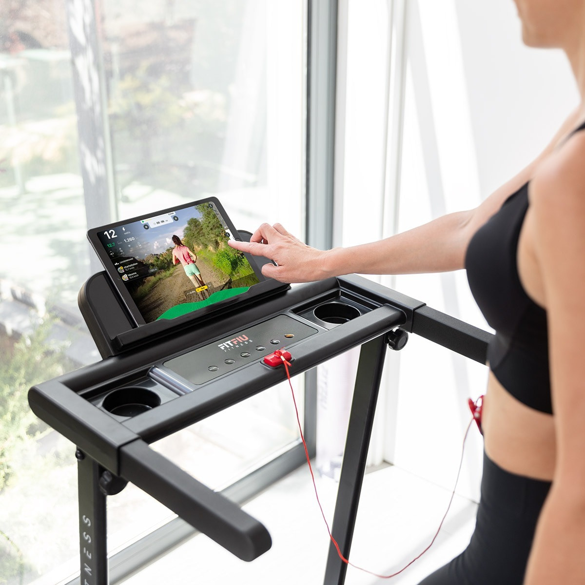 Cinta de correr plegable FITFIU 14km/h ultracompacta 1500W