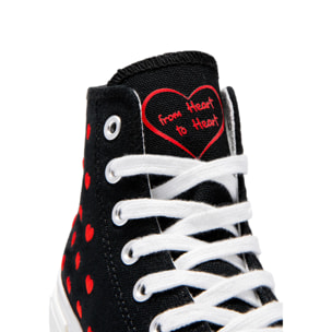 Zapatillas Altas Mujer One Way High From Heart Negro D.Franklin