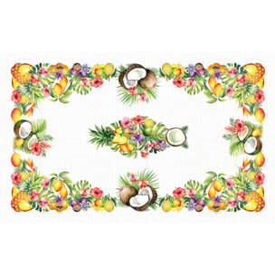 Tovaglia Copritavolo Cucina In Stampa Digitale Disegno Tropical GI