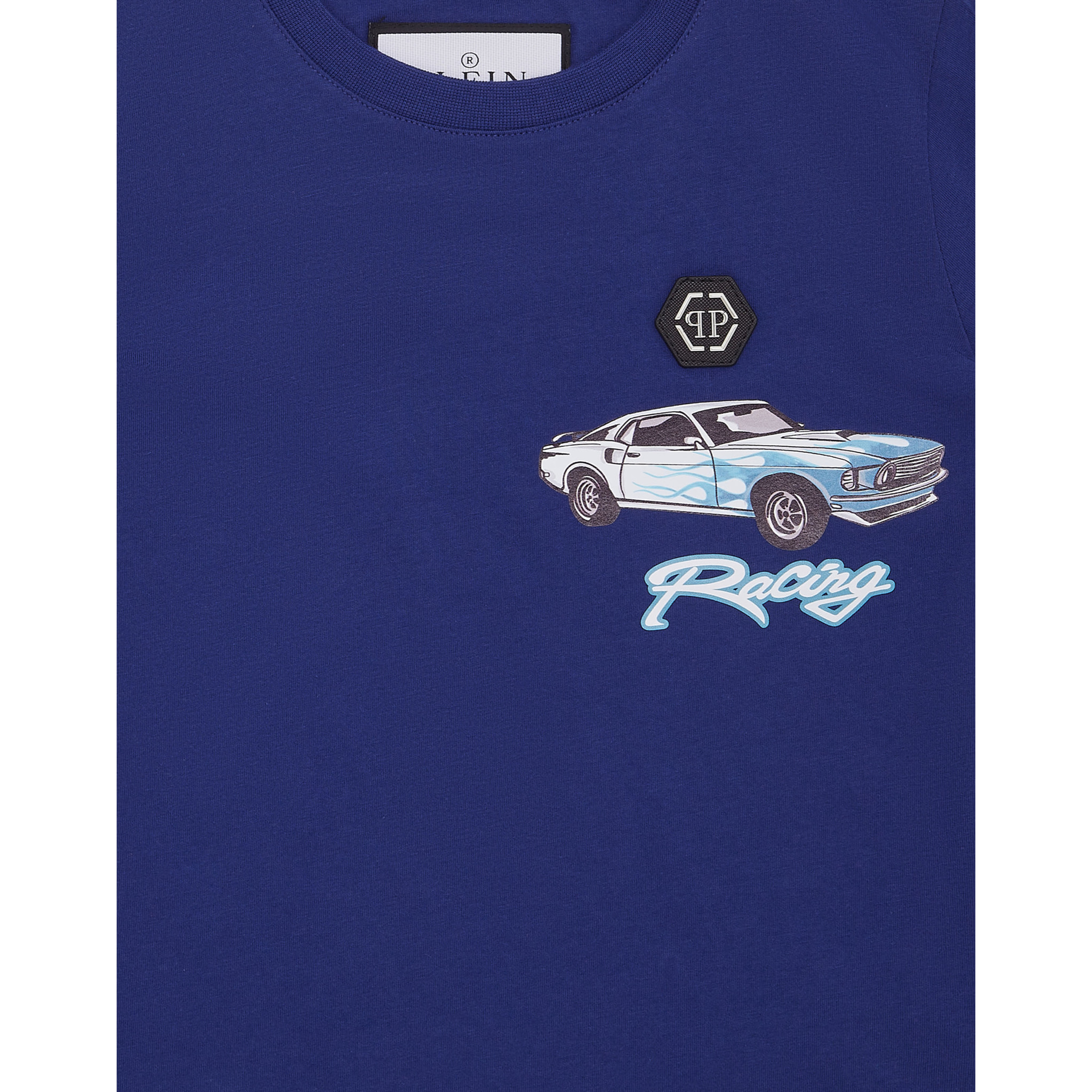 PHILIPP PLEIN Camiseta Cuello Redondo Ss RACING