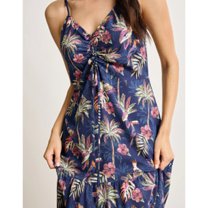 Vestido Largo Azul - Sampeti