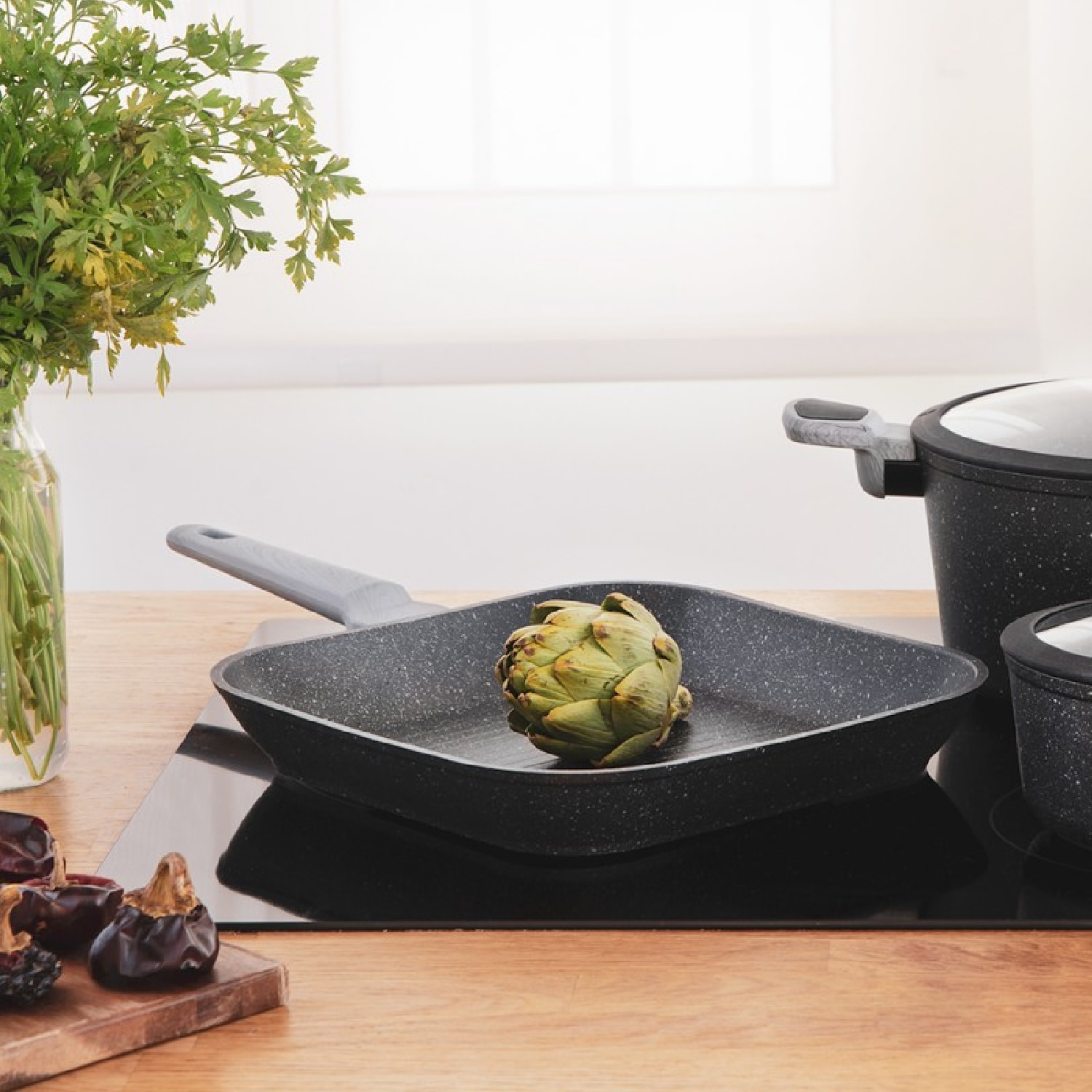 Cecotec Grill Grill Polka Exclusive 28 Grill Wood&Rock