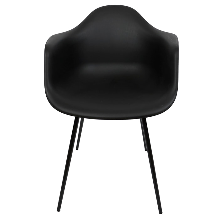 Fauteuil Gustav Noir - Lot De 4