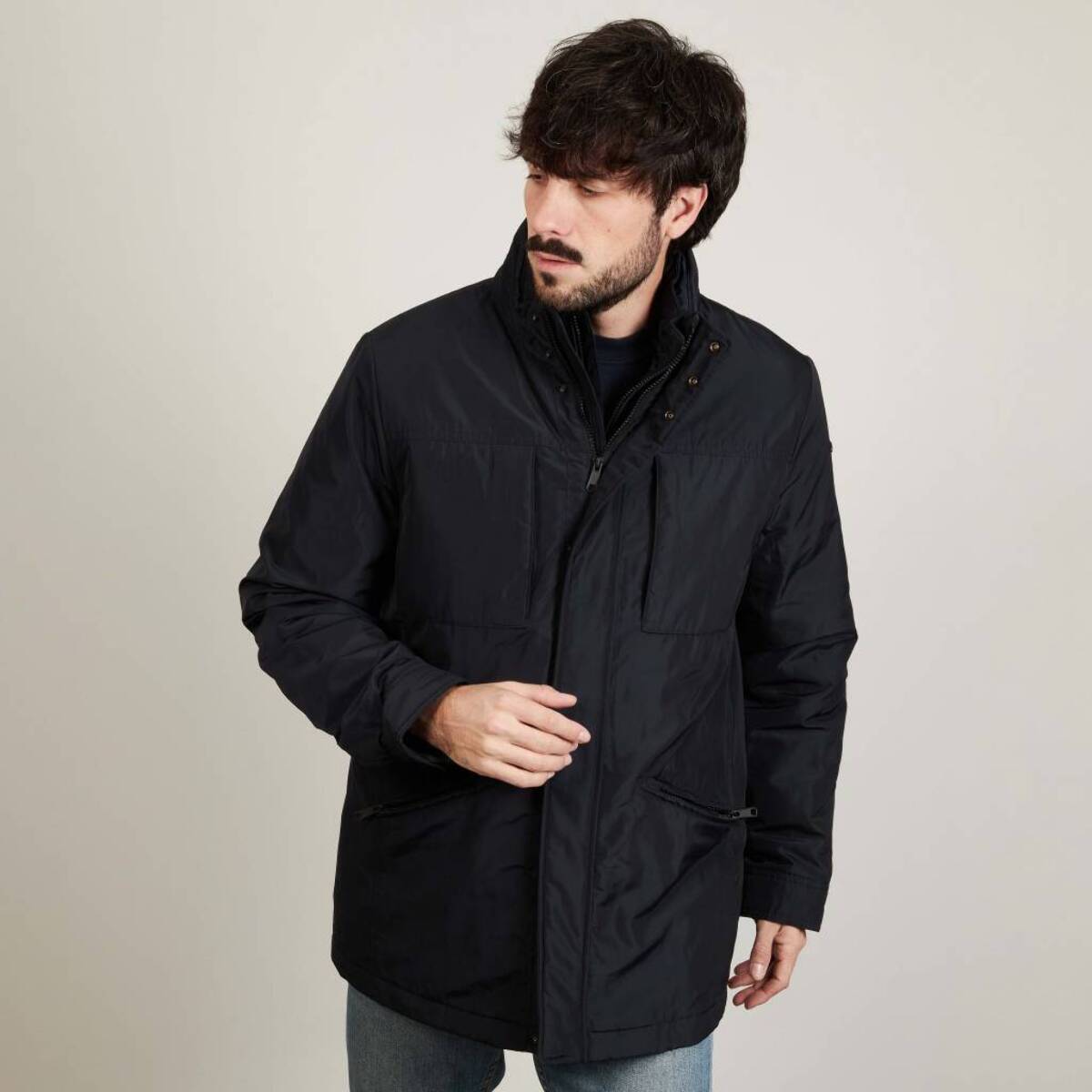 Abrigos Hombre de la marca GEOX  modelo M RENNY OUTER JKT AZUL