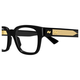 Gafas de Vista Bottega Veneta BV1403O-001 de Acetato Unisex 52 mm