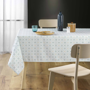 Nappe rectangle en polyester imprimé - Vert