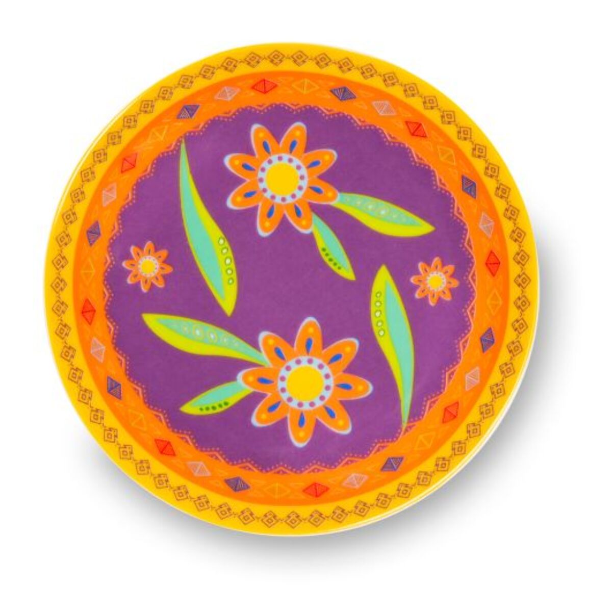 Set de 6 assiettes apéritif en porcelaine Excelsa – Gipsy Soul, multicolore