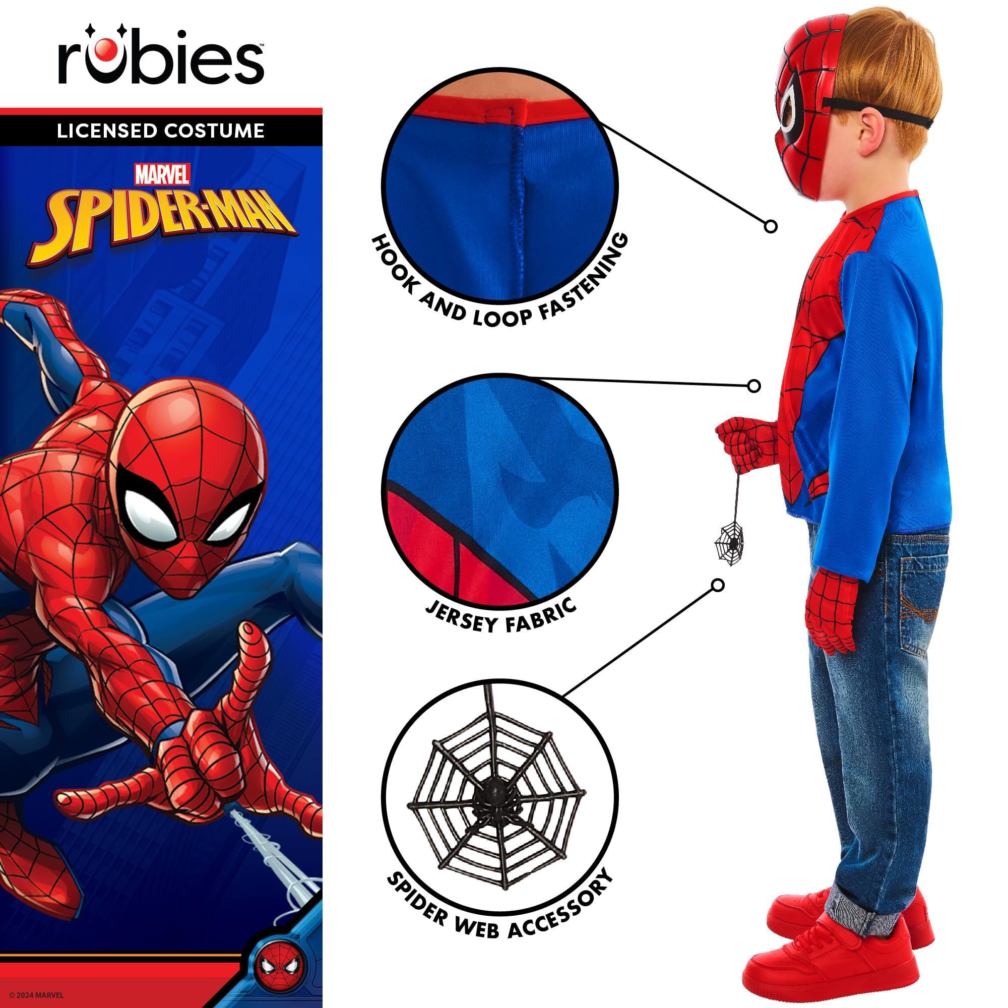 KIT DISFRAZ SPIDER-MAN INF