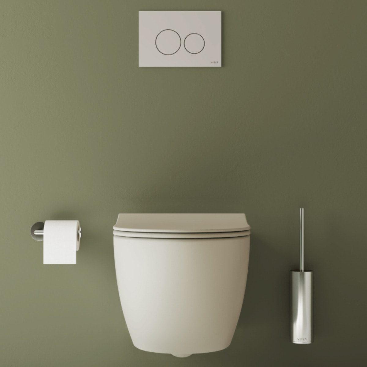 Abattant WC slim fermeture frein de chute Sento blanc mat