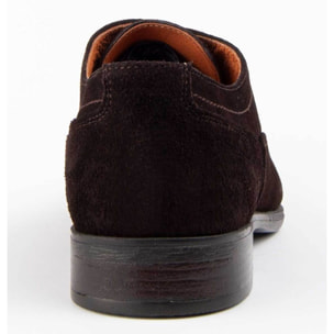 Zapato Oxford De Piel - Marron