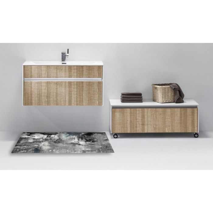 TOMASUCCI Tappeto bagno/scendiletto "NEBULA" Multicolore