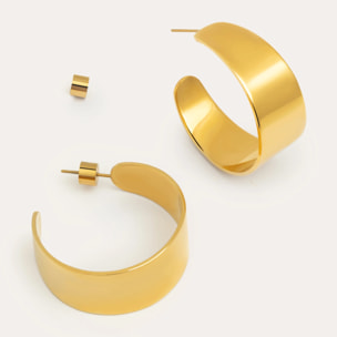 Orecchino Giorgia  in Acciaio Placcato Oro