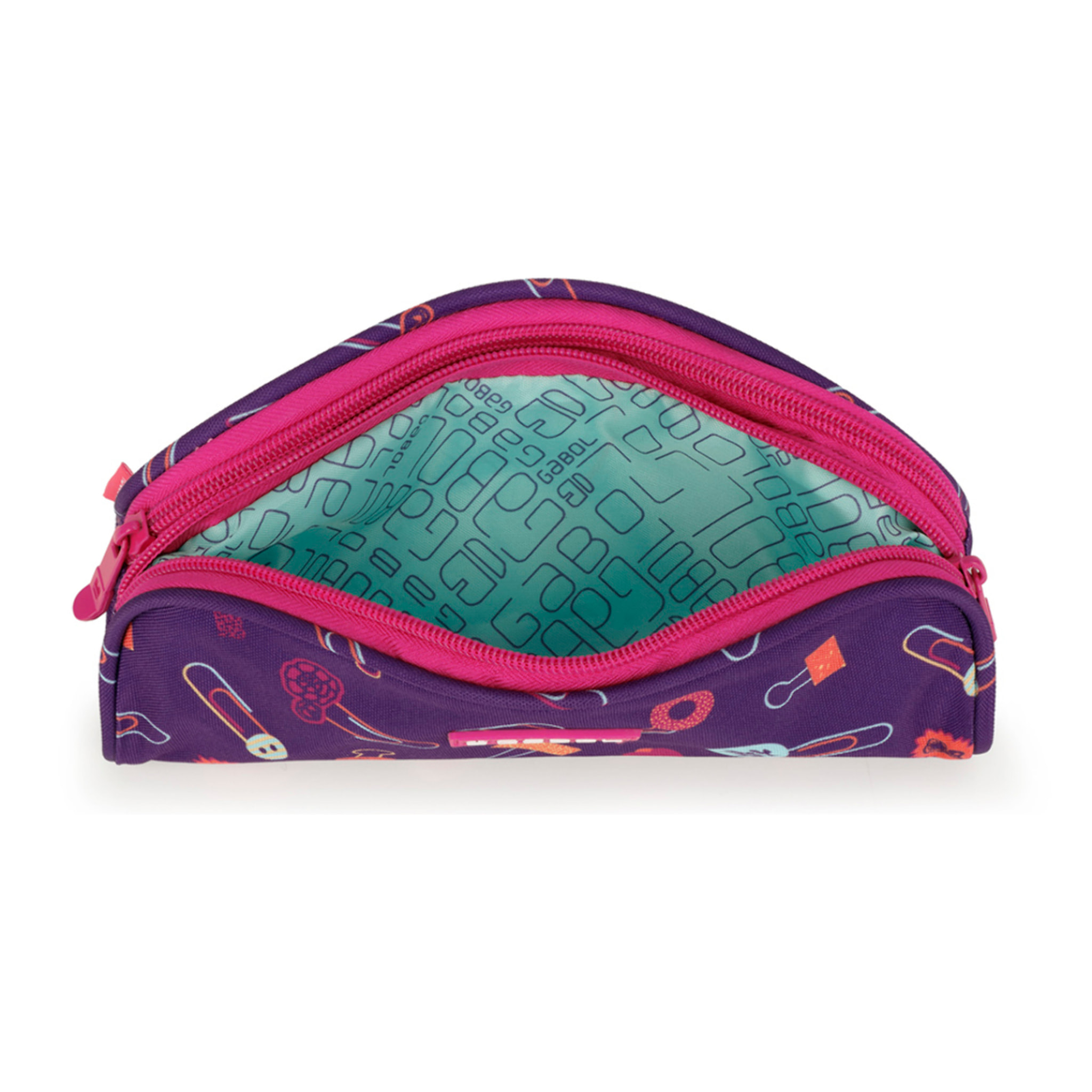 Estuche doble Gabol Diary con cremallera