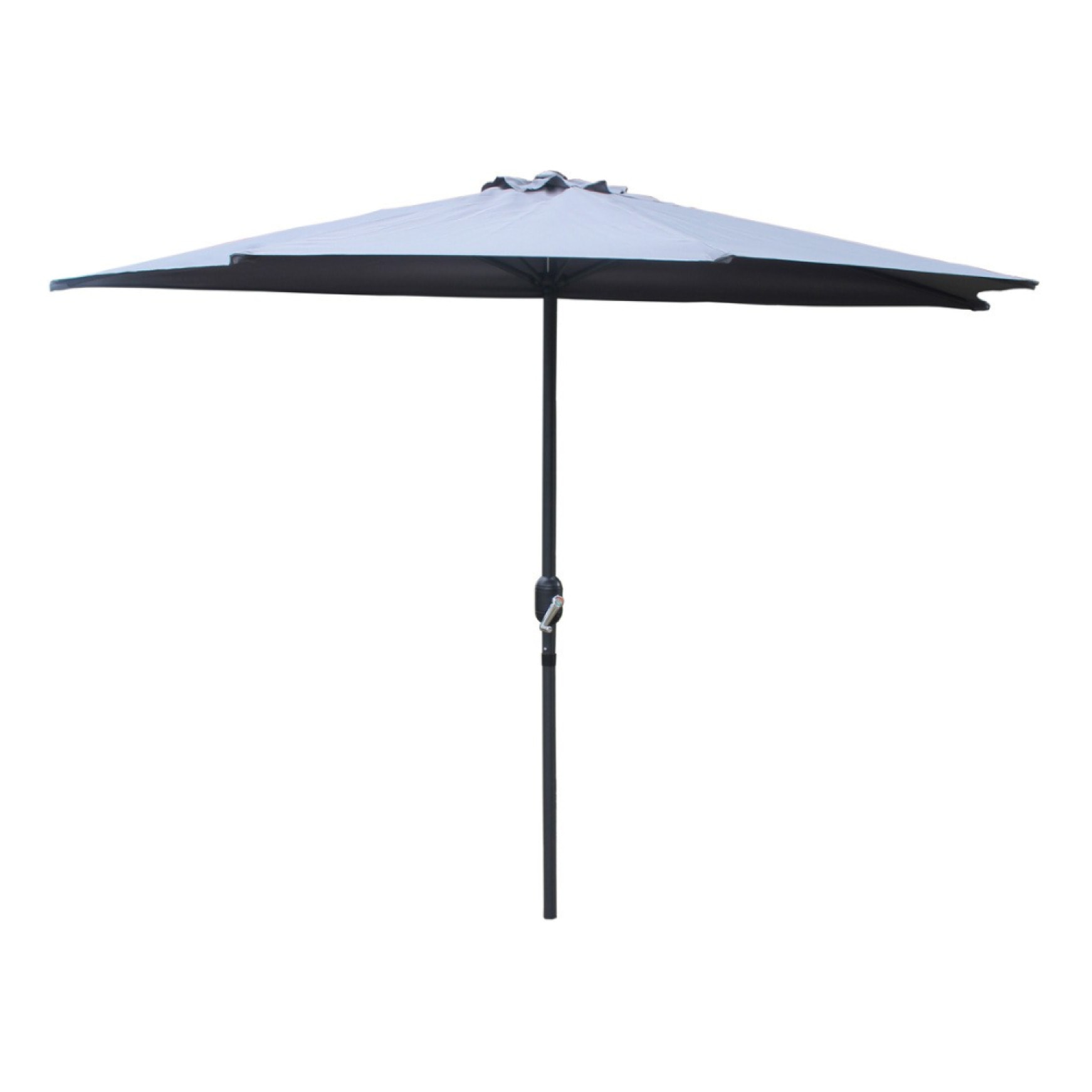 Demi parasol de balcon gris SYRACUSE