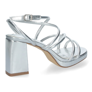 Sandalias de Mujer de fiesta, con tiras entrecruzadas