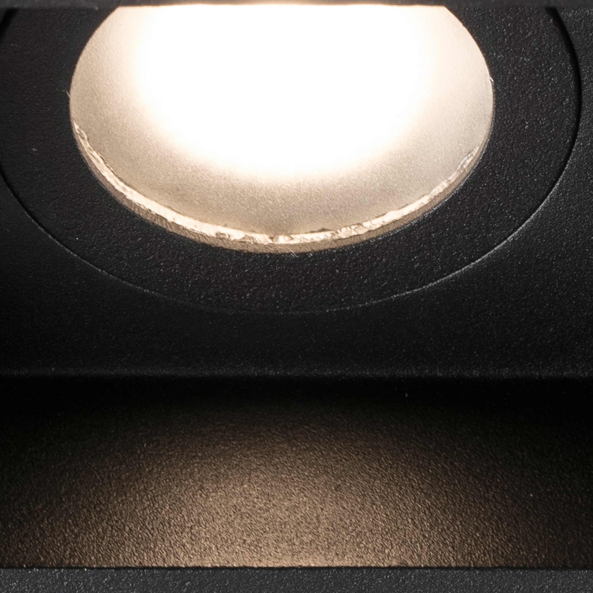 HYDE SQ Lampe encastrable noir carré