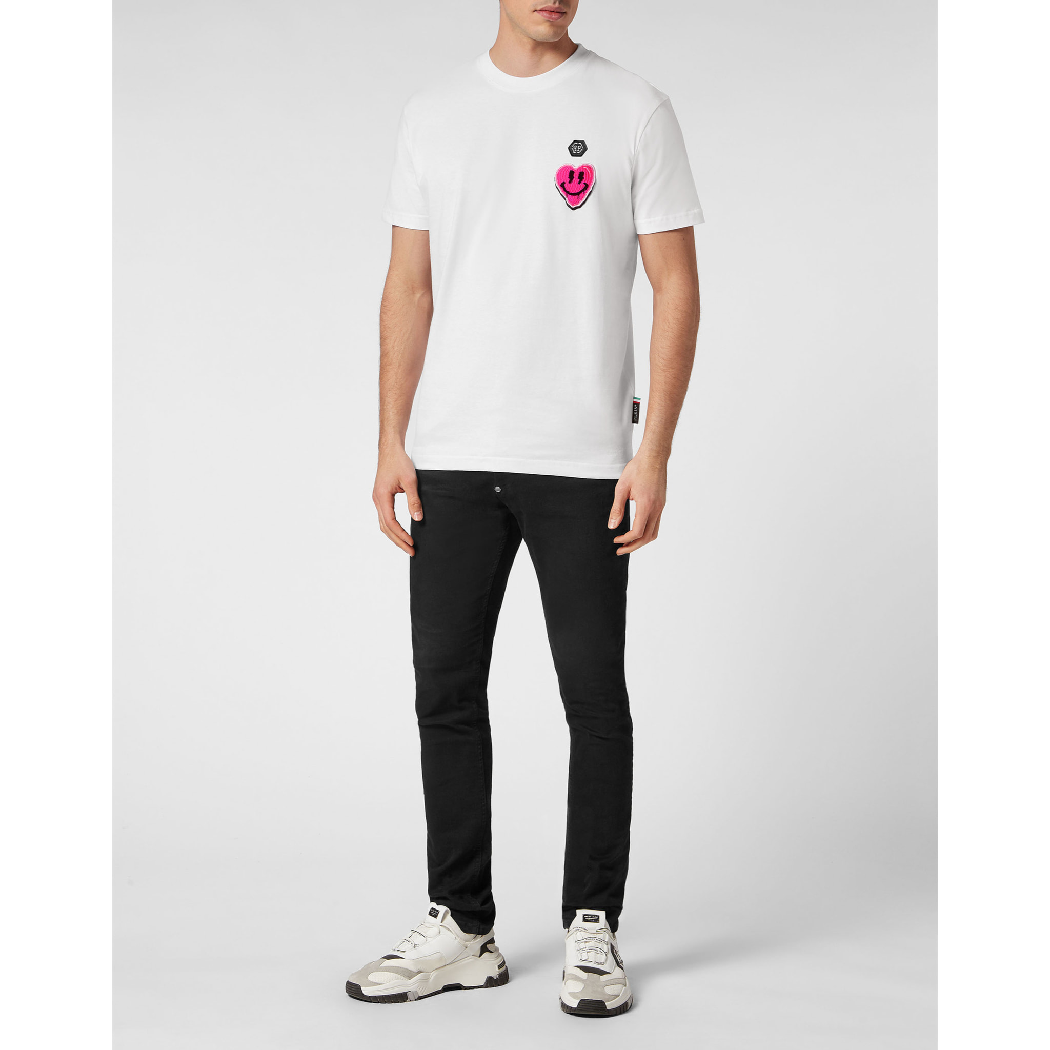 PHILIPP PLEIN Camiseta Cuello Redondo SMILE