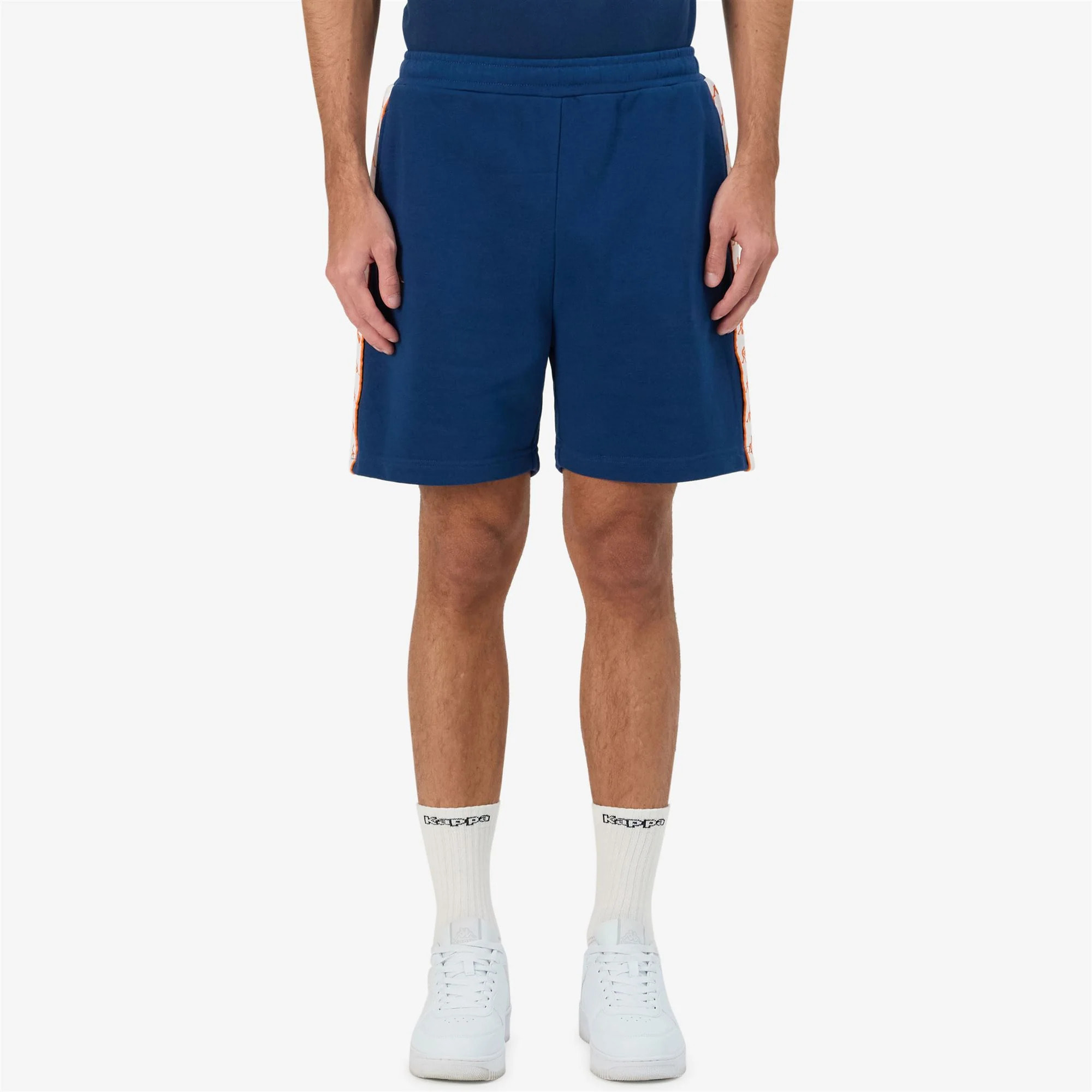 Kappa - Pantaloni Corti Uomo Blu - 222 Banda Oviedo