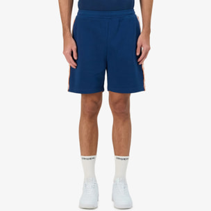Kappa - Pantaloni Corti Uomo Blu - 222 Banda Oviedo