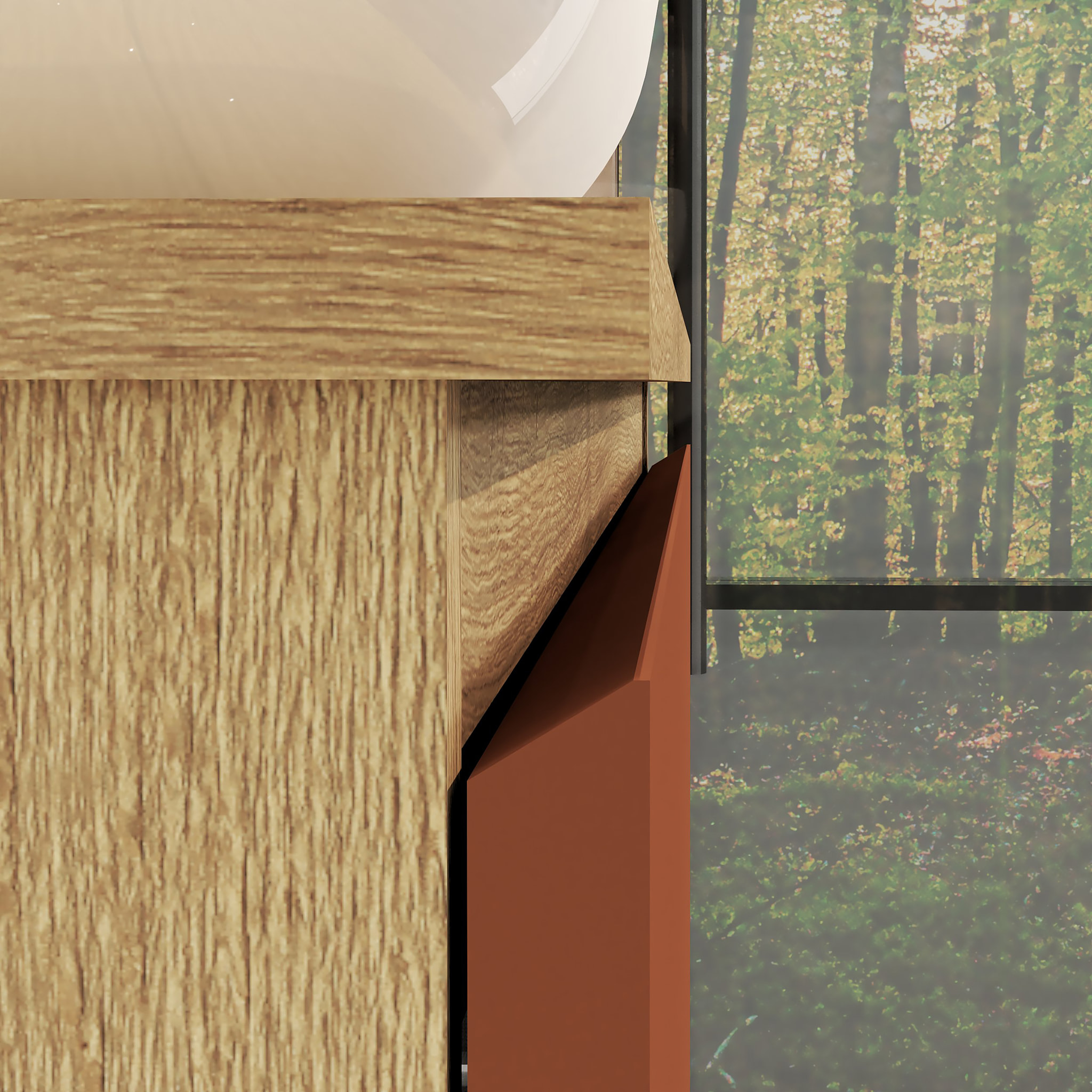 ENSEMBLE DE SALLE DE BAIN NIA | MEUBLE SUSPENDU | 100 CM SCARLAT | DEUX TIROIRS |LAVABO SUR PLAN | MIROIR NON INCLUS | MEUBLE MONTÉ | ALDAY