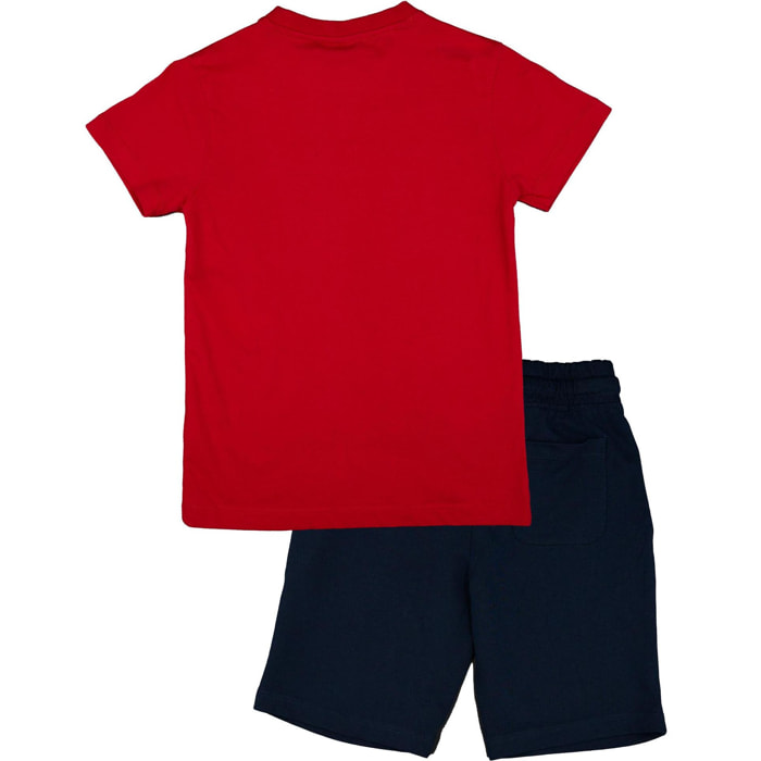 Conjunto algodón niños Leone 1947 Apparel camiseta y short Basic