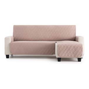 Cubre sofá para Chaise Longue DRY acolchado y con protección total antilíquidos lino (brazo derecho)