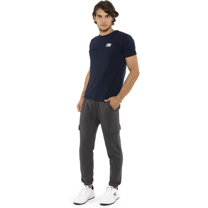 Pantalón cargo de hombre con pequeño logo 'Basic'