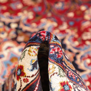 Tapis d'orient au motif oriental, artisanal noué main, APUJEZ