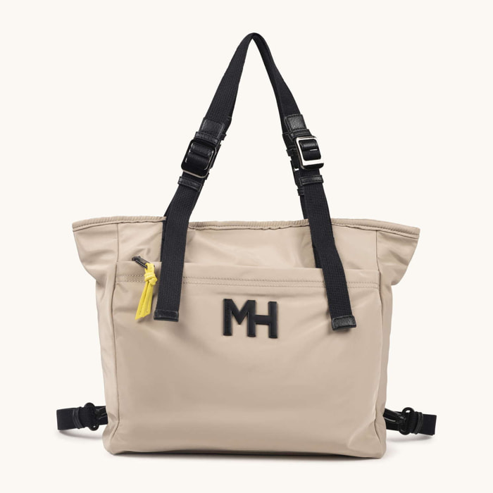 Bolso Shopper Convertible en Mochila ZONE SHOPPER BACKPACK C/TAUPE