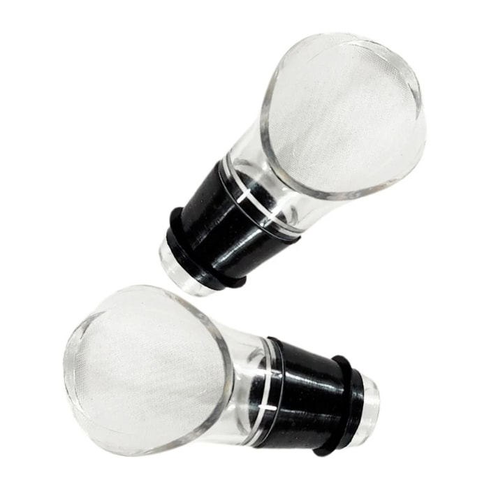 Lot de 2 becs verseurs anti-goutte pour bouteilles Fackelmann Bar Concept