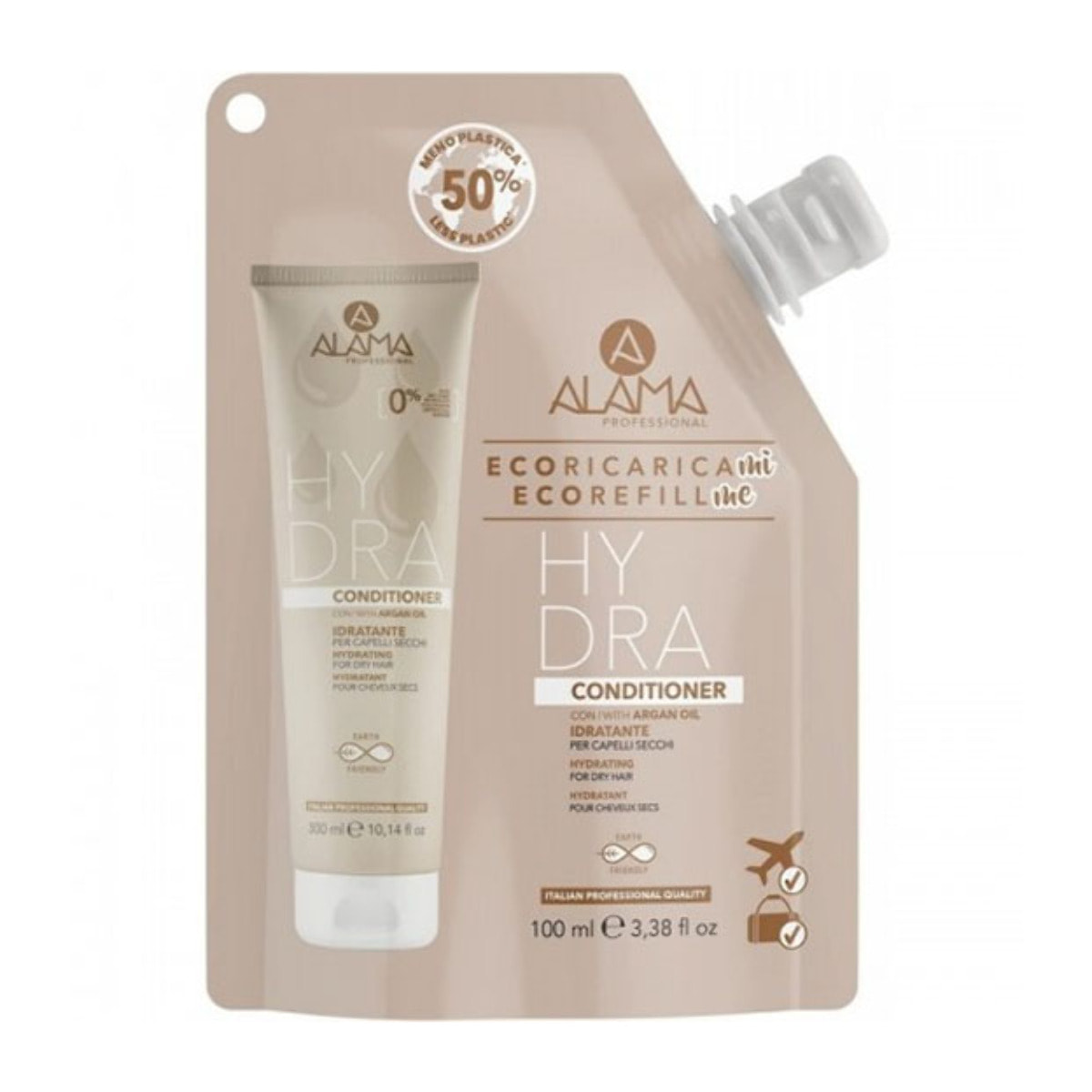Acondicionador hidratante ALAMA Professional Hydra Eco Refill 100ml