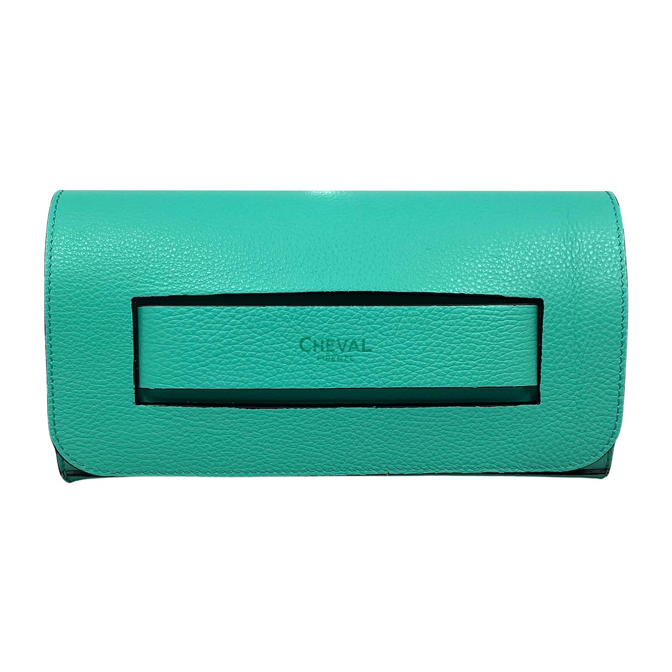 Pochette Cheval Firenze Hamal Verde Acqua