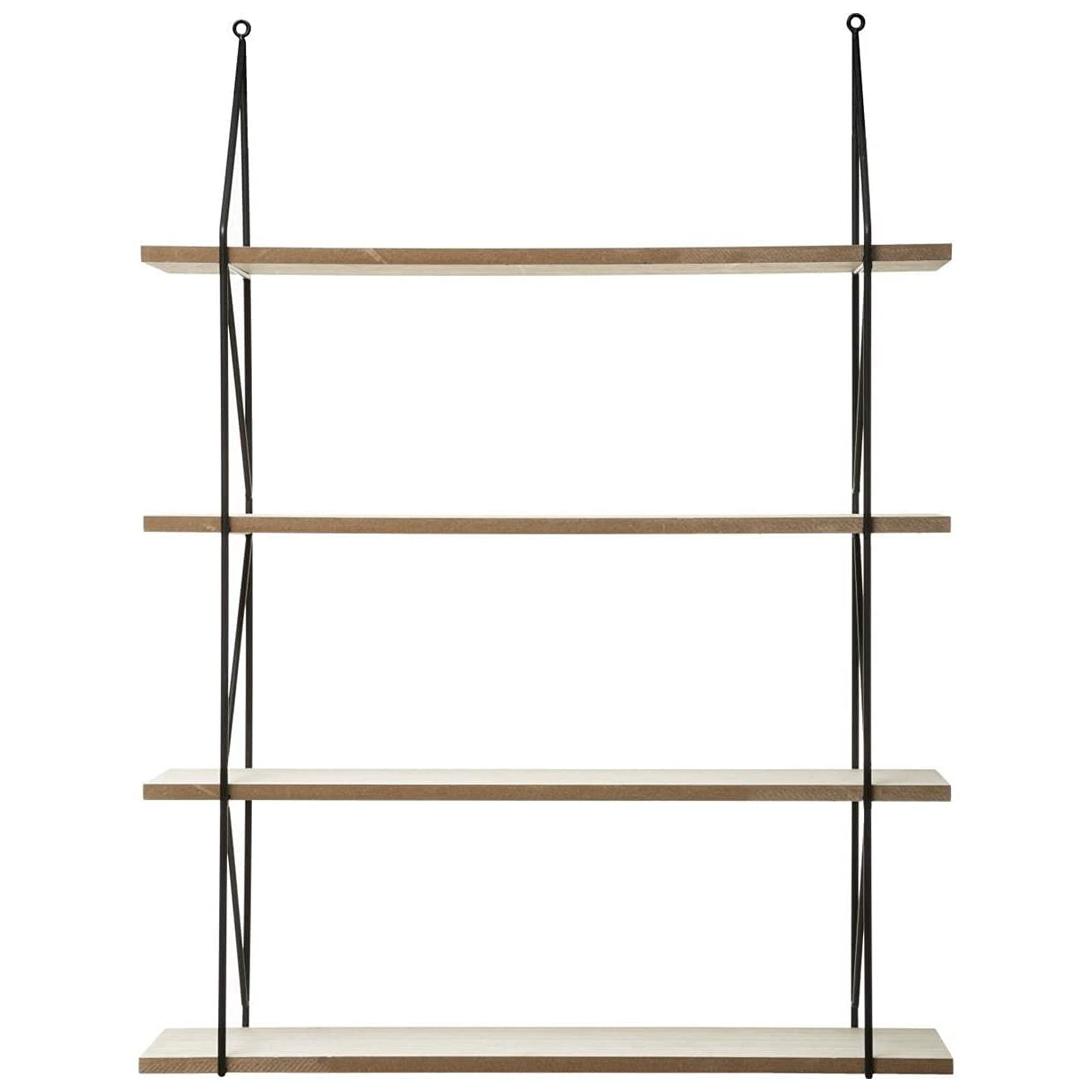 Estantería de pared de metal mdf 60 x 80 iris