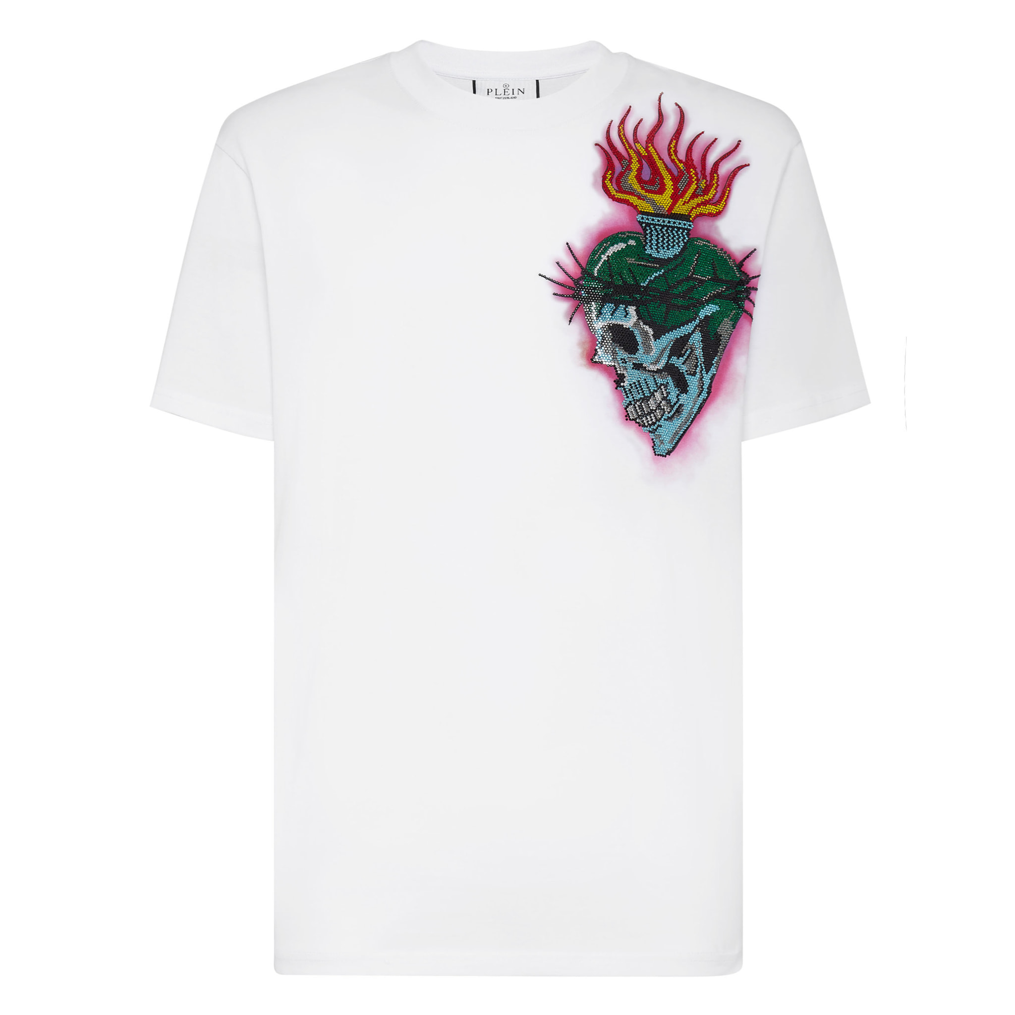 PHILIPP PLEIN T-Shirt Round Neck TATTOO